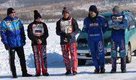 Студенты АК приняли участие в соревновании по ледовому спидвею