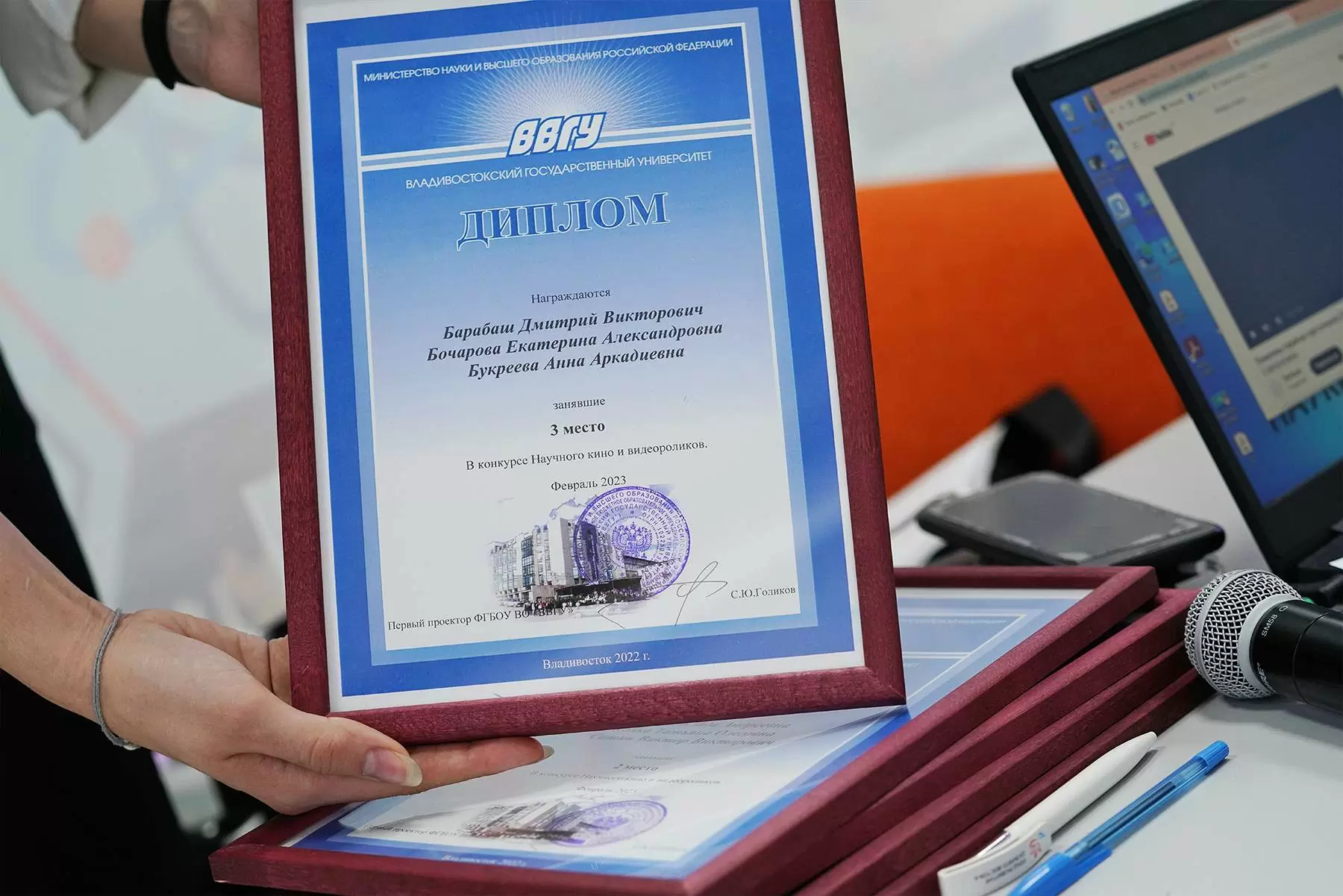 «Наука на экране». Смотрите лучшие видеоролики конкурса  ВВГУ