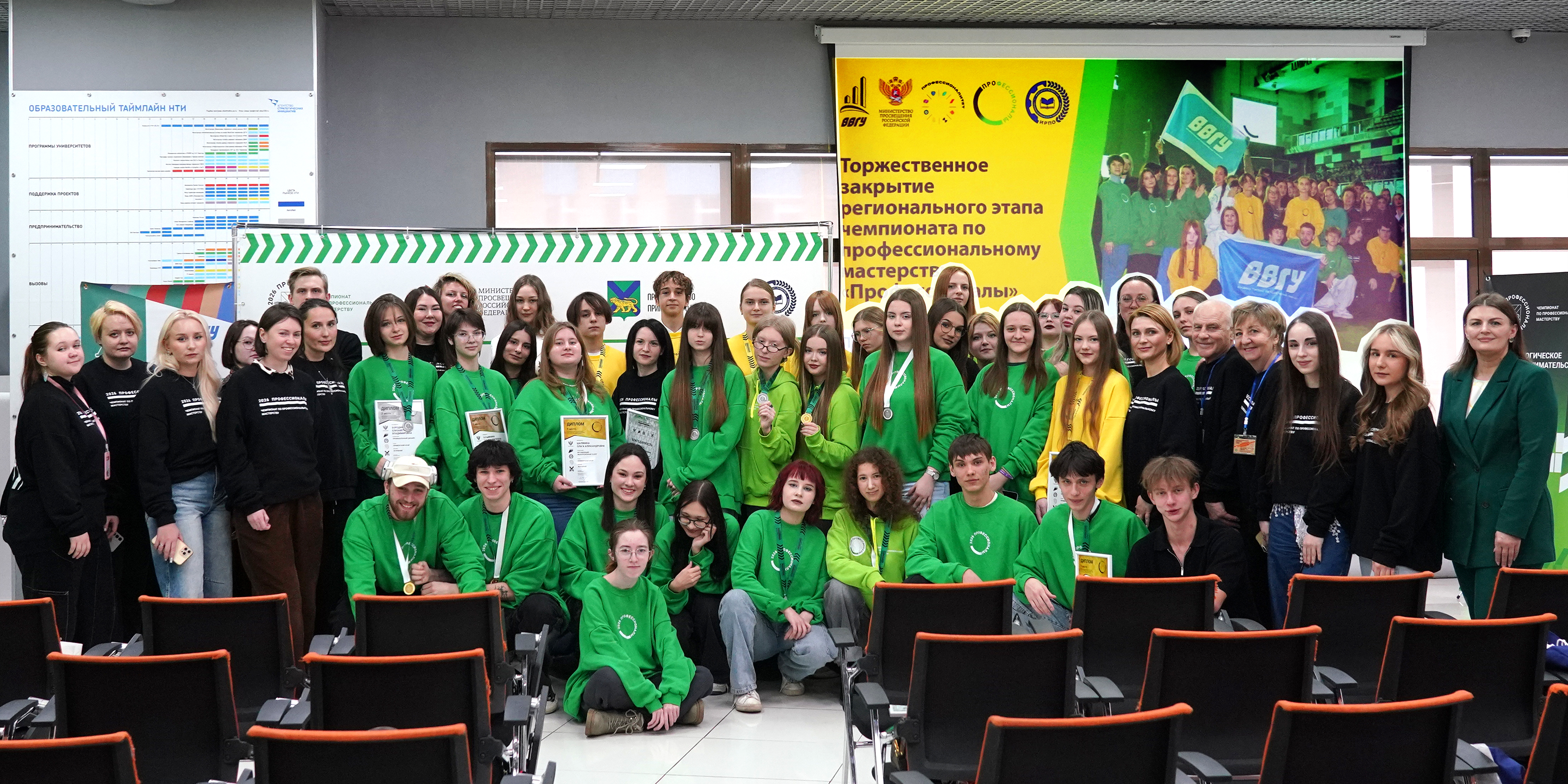 В ВВГУ назвали имена лучших участников регионального этапа чемпионата по профессиональному мастерству «Профессионалы – 2026»