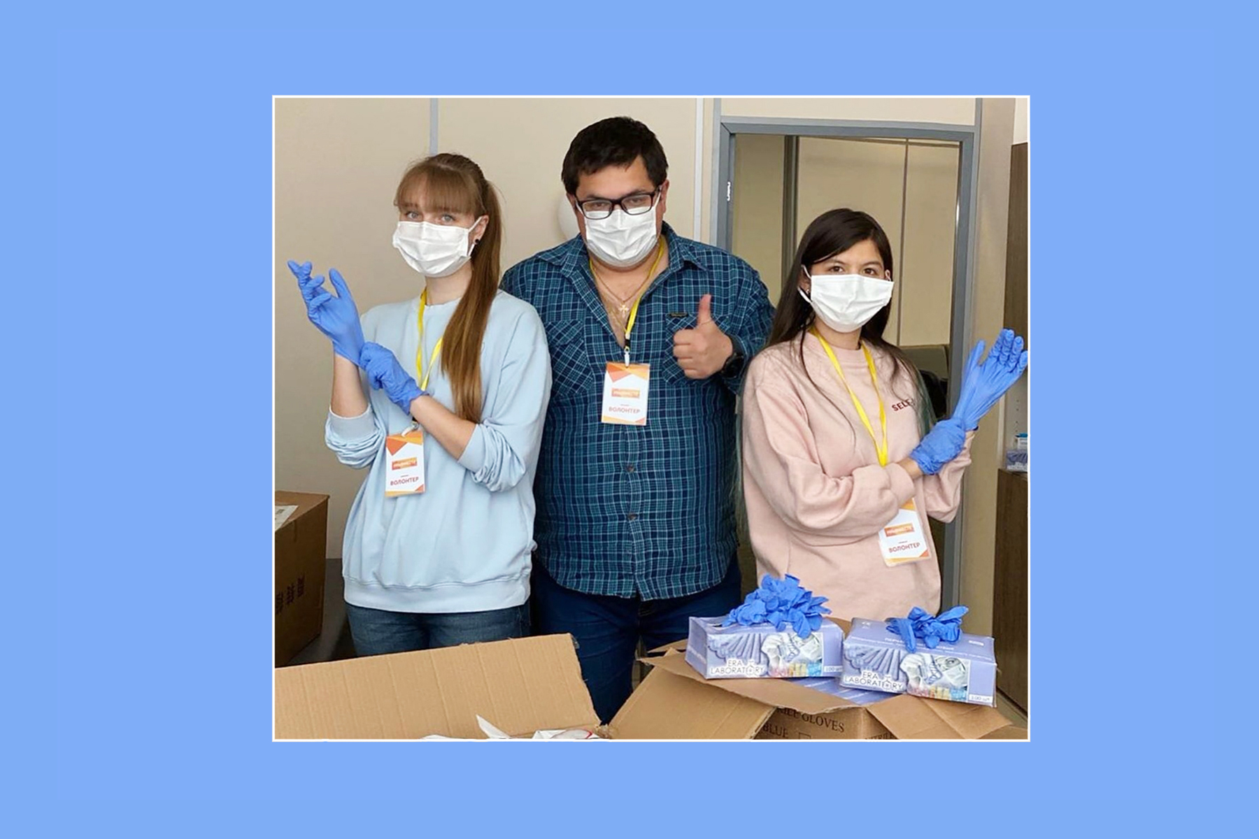 Волонтёры ВГУЭС помогают пожилым людям в рамках Всероссийской акции #МыВместе