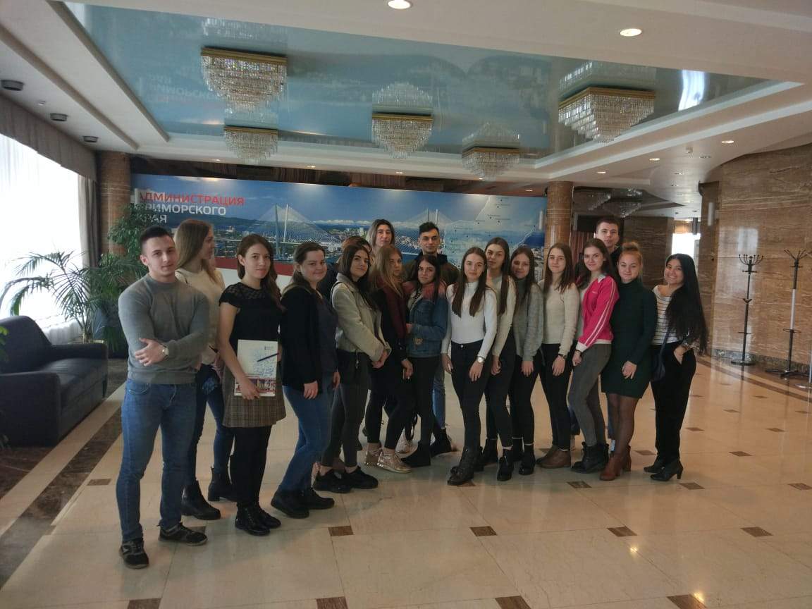 Cтуденты кафедры ММТ приняли участие в семинаре Администрации Приморского края  "О реализации региональной программы Приморского края «Организация защиты прав потребителей в Приморском крае на 2019-2024 годы»