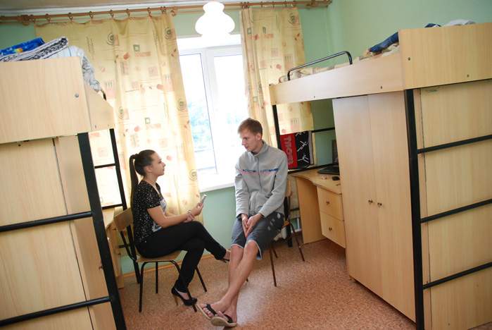 Студенты-первокурсники осваиваются в общежитии