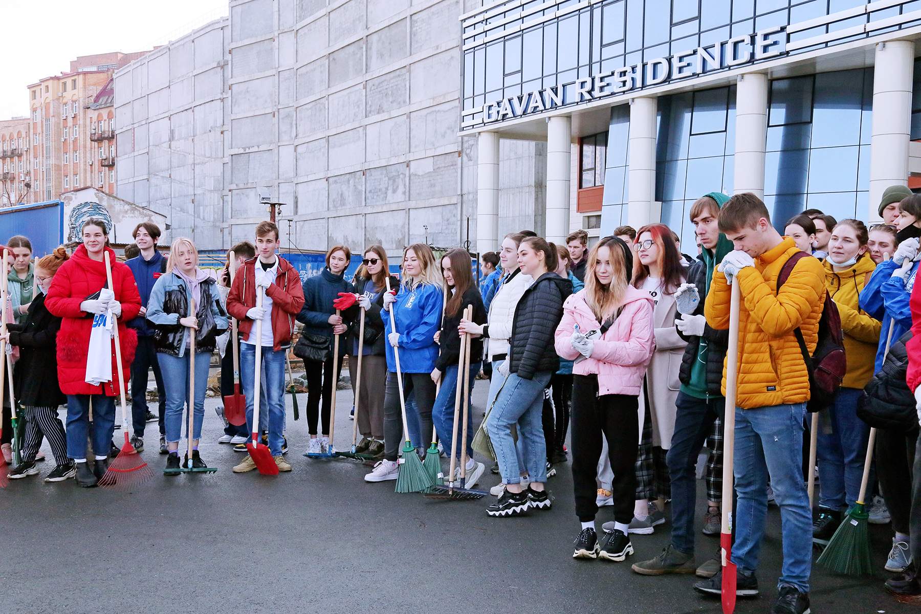 ВГУЭС, ЮНЕСКО, чистый город: студенты университета вышли на экологический субботник