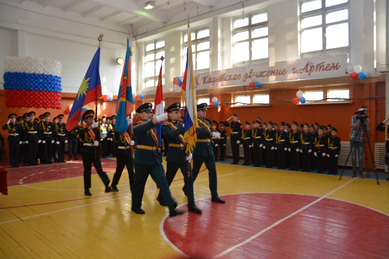Альбина Алексеевна Власенко,  в качестве почетного гостя, приняла участие в торжественной церемонии «Посвящение в кадеты»