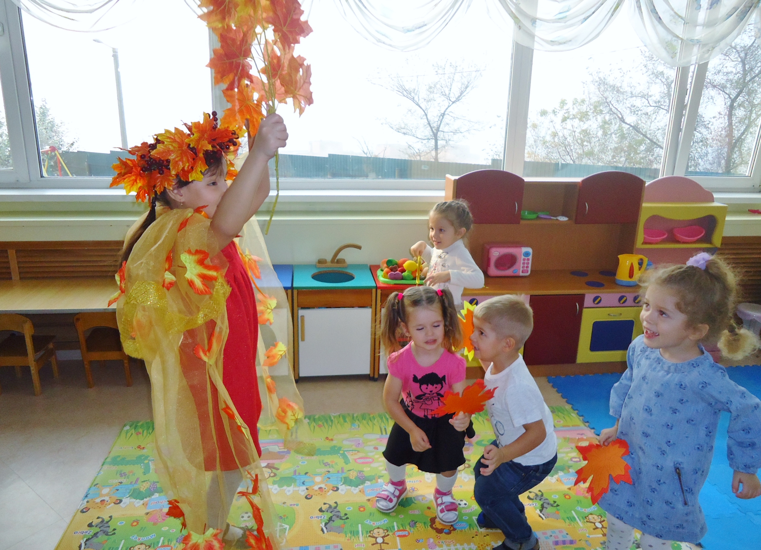 Как мылыши золотую Осень встречали