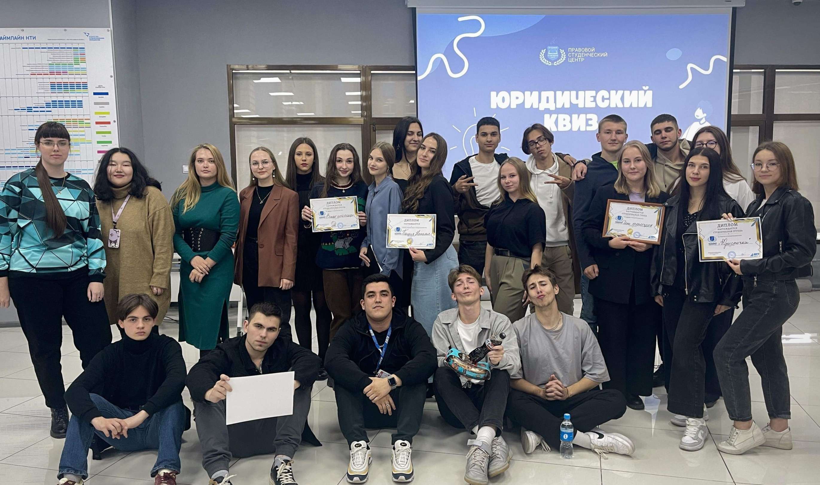 «Интеллектуальное сражение будущих юристов: юридический квиз от «Правового студенческого центра» в ВВГУ!»