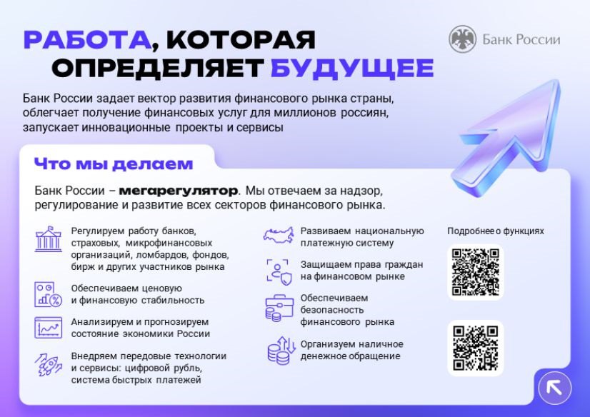 Банк России приглашает студентов на оплачиваемые стажировки