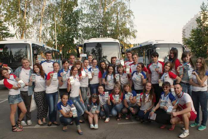 Волонтеры ВГУЭС работают в составе уникальной команды «Казань 2013»