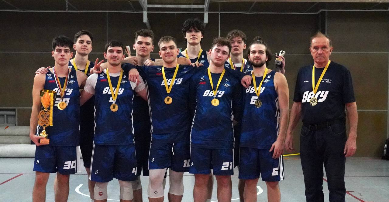 Сборная ВВГУ завоевала «золото» чемпионата Приморья по баскетболу