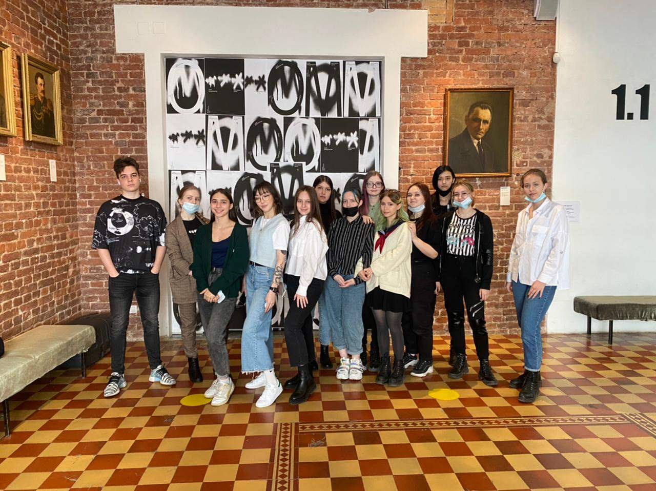 Студенты – дизайнеры посетили выставку  «Осип Мандельштам. Мальчишка-океан».