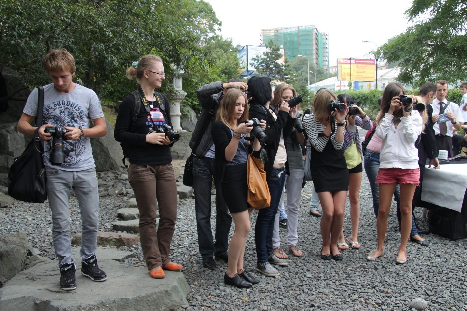 Фотосессия в саду камней.