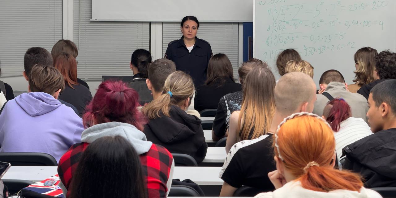 Профилактические лекции по предотвращению преступного поведения продолжаются в ВВГУ