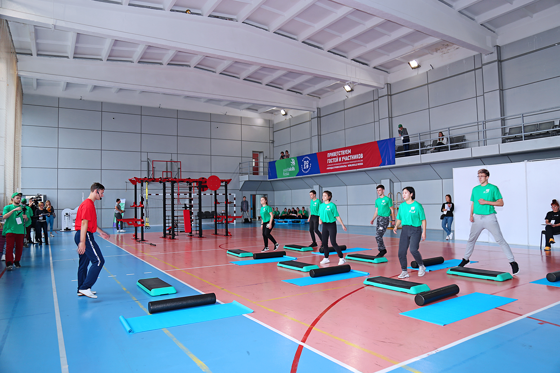 Ритм, драйв и эндорфины: компетенция «Физическая культура» чемпионата «Молодые профессионалы» во ВГУЭС