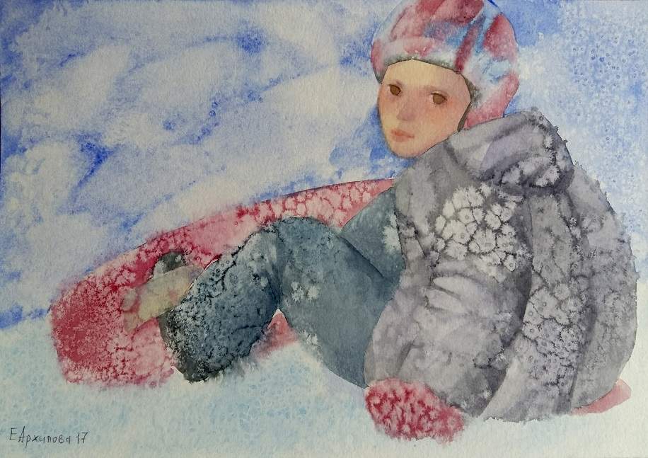 Выставка «Зимняя открытка»  (живопись, графика)