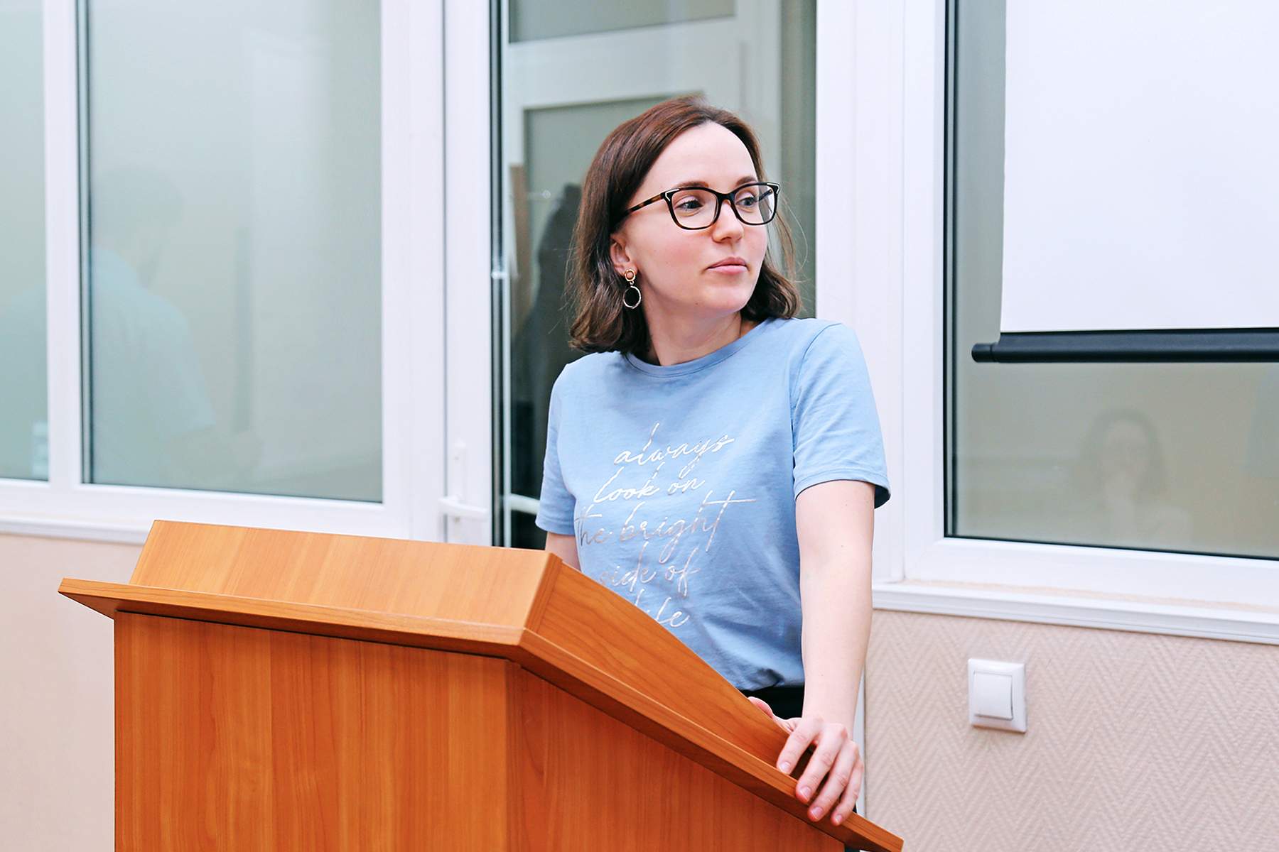 Директор по маркетингу Slavda Group Екатерина Котляр обсудила со студентами ВГУЭС проблему раздельной сортировки отходов в Приморском крае