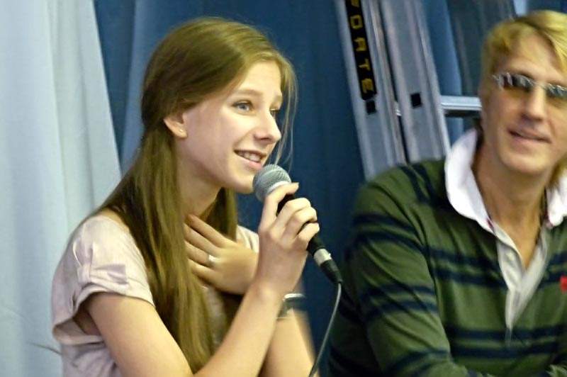 Лиза Арзамасова, самая умная «папина дочка», села за парту ШИОД ВГУЭС